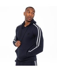 Enzo - Pullover Striped Hoodie - Lyst