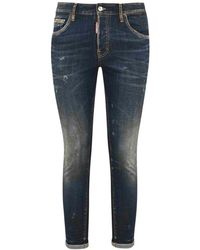 DSquared² - Dark Skater Jeans Cotton - Lyst