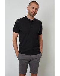 Threadbare - Cotton Pique Short Sleeve Polo Shirt - Lyst