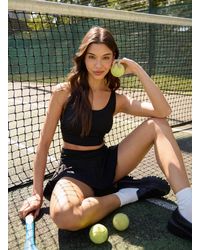 Pink Vanilla - Crossback Active Crop Top - Lyst