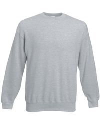 Fruit Of The Loom - Set-In Belcoro Yarn Sweatshirt (Heather) - Lyst
