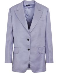 Tom Ford - Soft Fluid Twill Boyfriend Jacket - Lyst