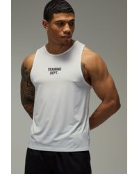 BoohooMAN - Training Dept Regular Fit Vest - Lyst