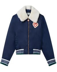 CASABLANCA - Nylon Bomber Jackets - Lyst