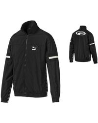 PUMA - Xtg Woven Lange Mouw Zip Up Zwart Track Jacket 595310 01 - Lyst