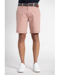 Tokyo Laundry - Cotton Oxford Shorts With Belt - Lyst