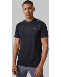 BoohooMAN - Man Active Engineered Performance Regular Fit T-shirt - Lyst