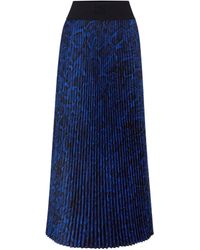 HUGO - Damesrok Regiani-1 Jersey In Blauw - Lyst