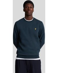 Lyle & Scott - Interlock-Sweatshirt Mit Rundhalsausschnitt Für Herren - Lyst
