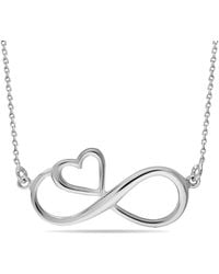 Bibei - Infinity Heart Necklace - Lyst