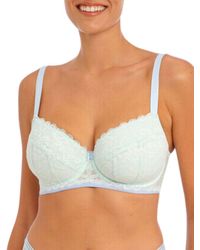 Freya - Offbeat Underwired Padded Half Cup Bra - Lyst