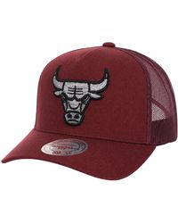 Mitchell & Ness - Nba Chicago Bulls Melange Logo Trucker Cap - Lyst