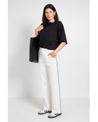 Wallis - Ponte Side Stripe Trouser - Lyst