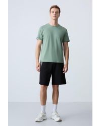 TOMMY LIFE - Cotton Blend Sweat Shorts - Lyst
