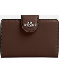 COACH - Medium Corner Zip Wallet - Lyst