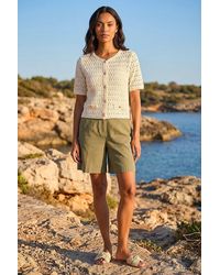 Roman - Pointelle V-Neck Knit Cardigan - Lyst