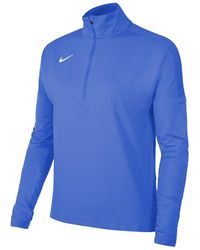 Nike - Front Zipper Pocket Funnel Neck Long Sleeve Athletic Top - Lyst