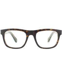 Police - Square Shiny Havana Clear Sunglasses - Lyst