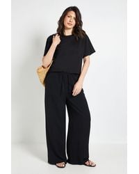 Wallis - Drawstring Woven Trouser - Lyst