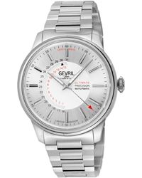 Gevril - Guggenheim Automatic 316L Stainless Steel Dial, Satin And Polished Bracelet - Lyst