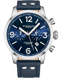 Stuhrling - 3956 Quartz 45Mm Aviator - Lyst