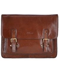 Ashwood Leather - 'Riccardo' Carry All Real Messenger Bag - Lyst
