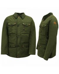 Timberland - Long Sleeve Zip Up Khaki Fort Hill Field Coat 0Yh1E Tga - Lyst
