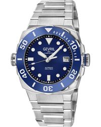 Gevril - Fortuna 316L Stainless Steel Case, Bezel, Enamel Dial, Bracelet - Lyst