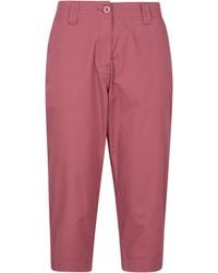 Mountain Warehouse - 'Coastal' Capri Pants Stretchy Breathable Short Trousers Cotton - Lyst