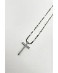 SVNX - Cross Pendant Necklace - Lyst