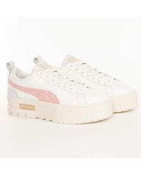 PUMA - Mayze Thrifted Trainers - Lyst