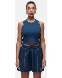 Good For Nothing - Stitch Detail Cropped Vest Top - Lyst
