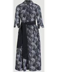 lydia millen spring floral silk cotton woven shirt dress Lydia Millen Spring Floral Silk Cotton Woven