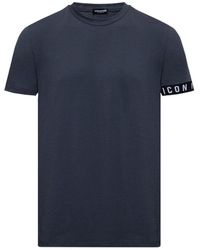 DSquared² - Icon Underwear Logo Trim T-Shirt - Lyst
