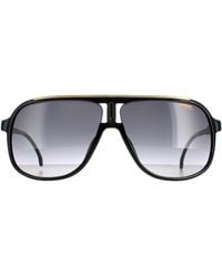 Carrera - Aviator Mannen Zwart Gold Dark Grijs Gradiënt 1047/s - Lyst