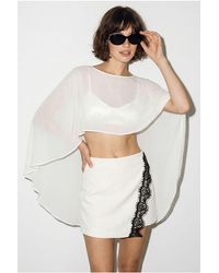 Bianco Lucci - Elastane Blouse - Lyst