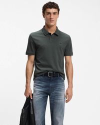 BOSS - Slim Fit Short Sleeve Logo Detail Polo Shirt - Lyst