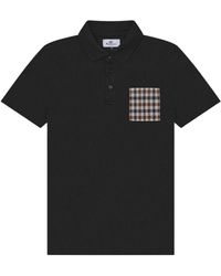 Aquascutum - Active Beach Sailor Check Polo Shirt Cotton - Lyst