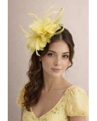 SVNX - Floral Feather Fascinator With Loops - Lyst