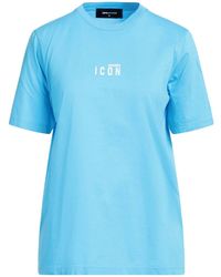 DSquared² - Icon Chest Logo Light T-Shirt Cotton - Lyst