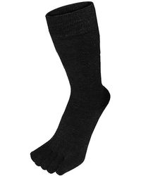 Toetoe - Ladies Outdoor Soft Wool Moisture Wicking Mid Calf Toe Socks - Lyst