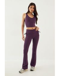 DSGN Studio - Sculpt Ruched Side Flared Legging - Lyst