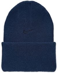 Nike - Accessories Peak Soft Feel Ribbed Adjustable Cuff Beanie - Lyst