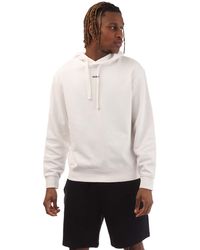 HUGO - Dapo Logo Print Hoodie - Lyst
