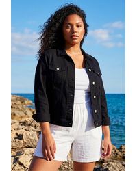Roman - Curve Bengaline Pocket Jacket - Lyst