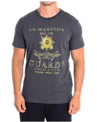 La Martina - Short Sleeve T-Shirt Tmrg30-Js206 - Lyst