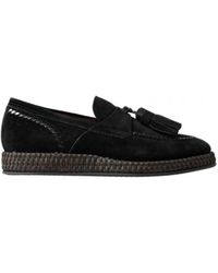 Dolce & Gabbana - Suede Leather Casual Espadrille Shoes - Lyst