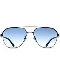 Police - Aviator Shiny Gunmetal Gradient Splp30 Ranger 1 - Lyst