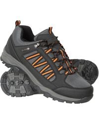 Mountain Warehouse - 'Path' Walking Shoes Cushioned Footbed Mesh Lining Waterproof Comfy Trail Trekking Trainers - Lyst