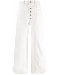 DIESEL - D-Laly-Sp Witte Flare-Fit Jeans - Lyst